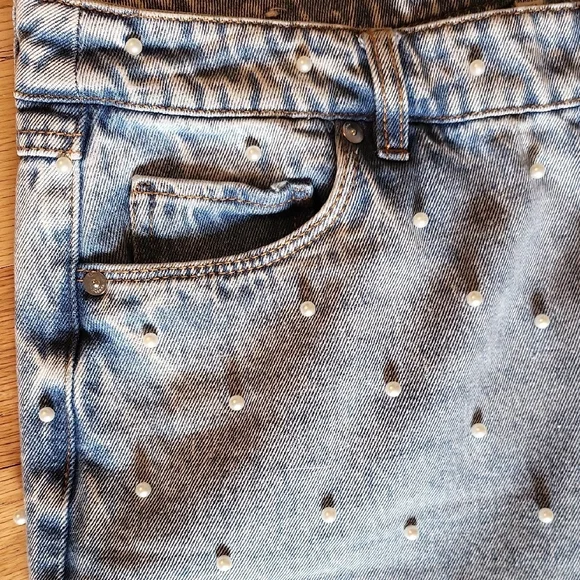 Blank NYC Pearls Front And Back Blue High Rise Jeans - Picture 9 of 11
